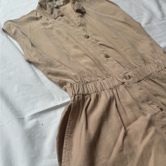 Thread + Supply Tan Button Up Dress - Small - Neutral/Minimalist - - Picture 12 of 12